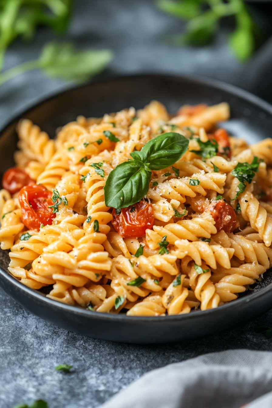 Pasta dinner recipes background image