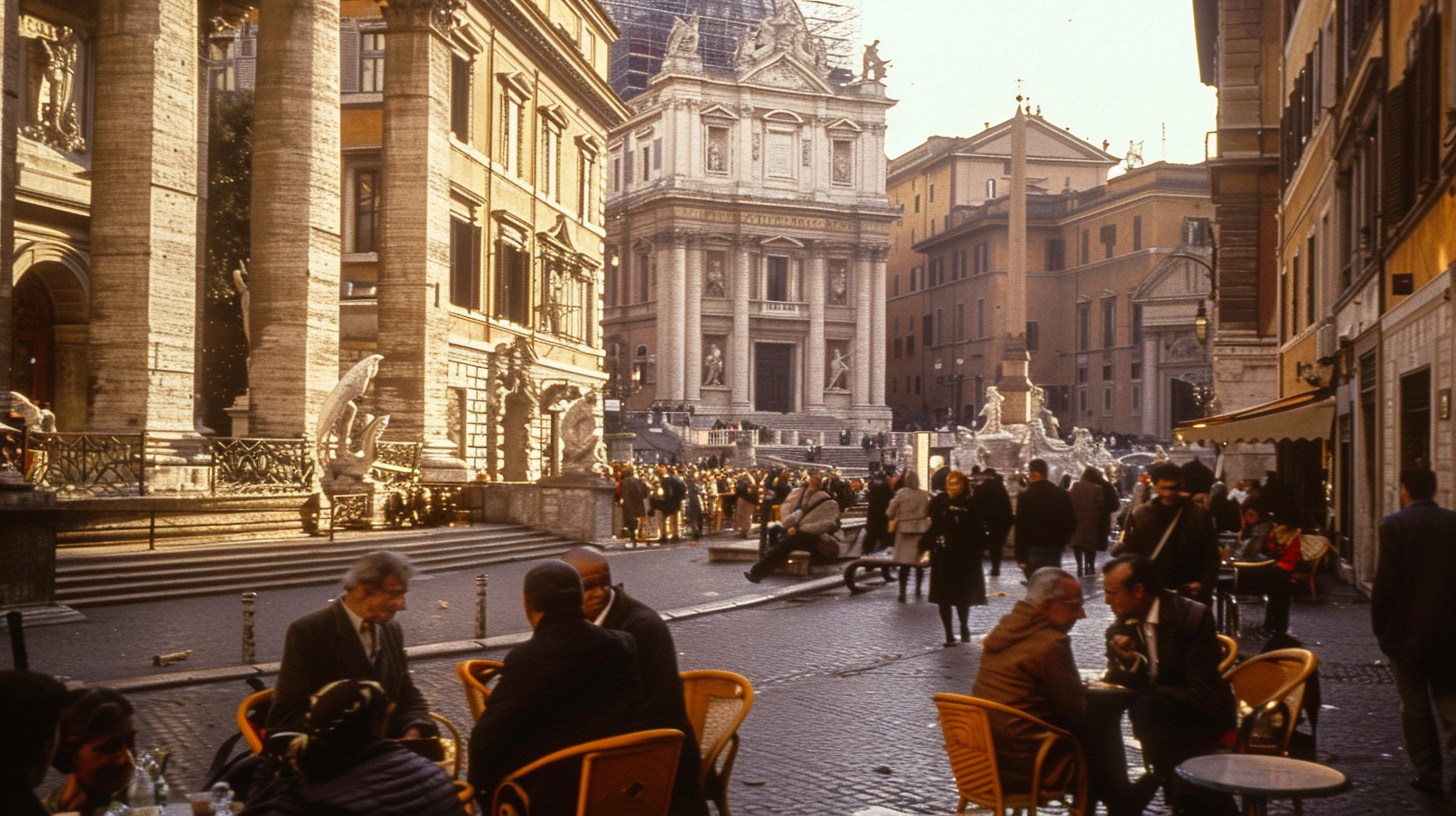 Trevi Fountain Street Artists Rome