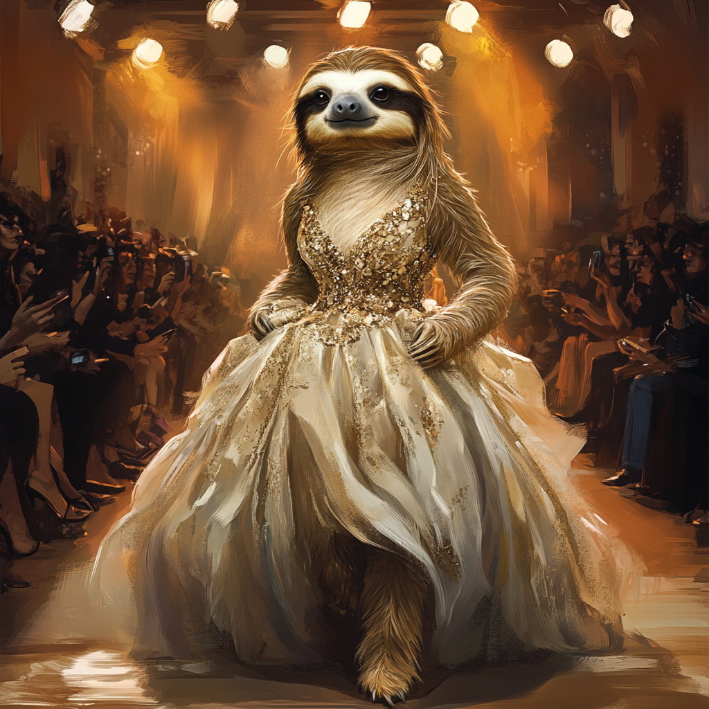 Sassy Sloth Fashion Runway Show