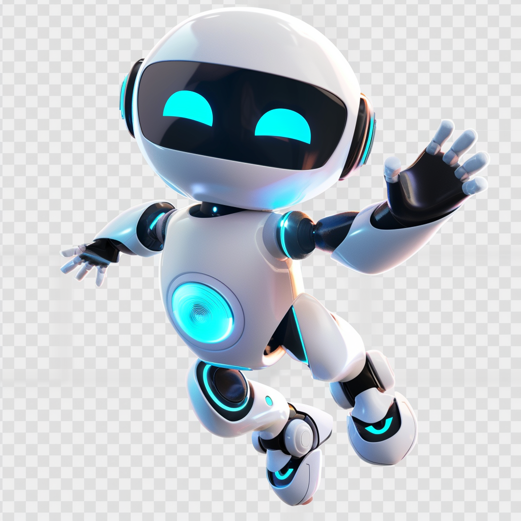 Sleek 3D AI Chatbot Design