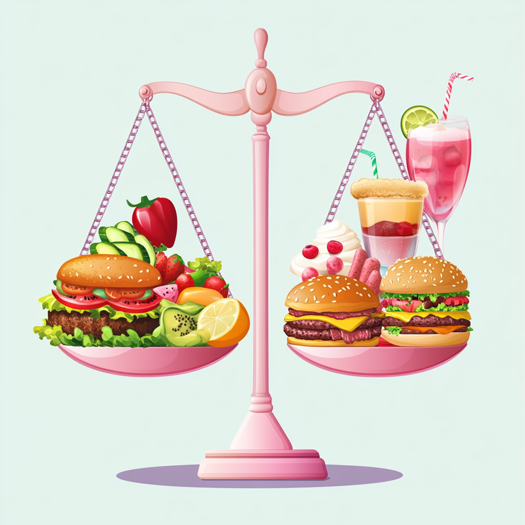 Weight balance healthy vs indulgence