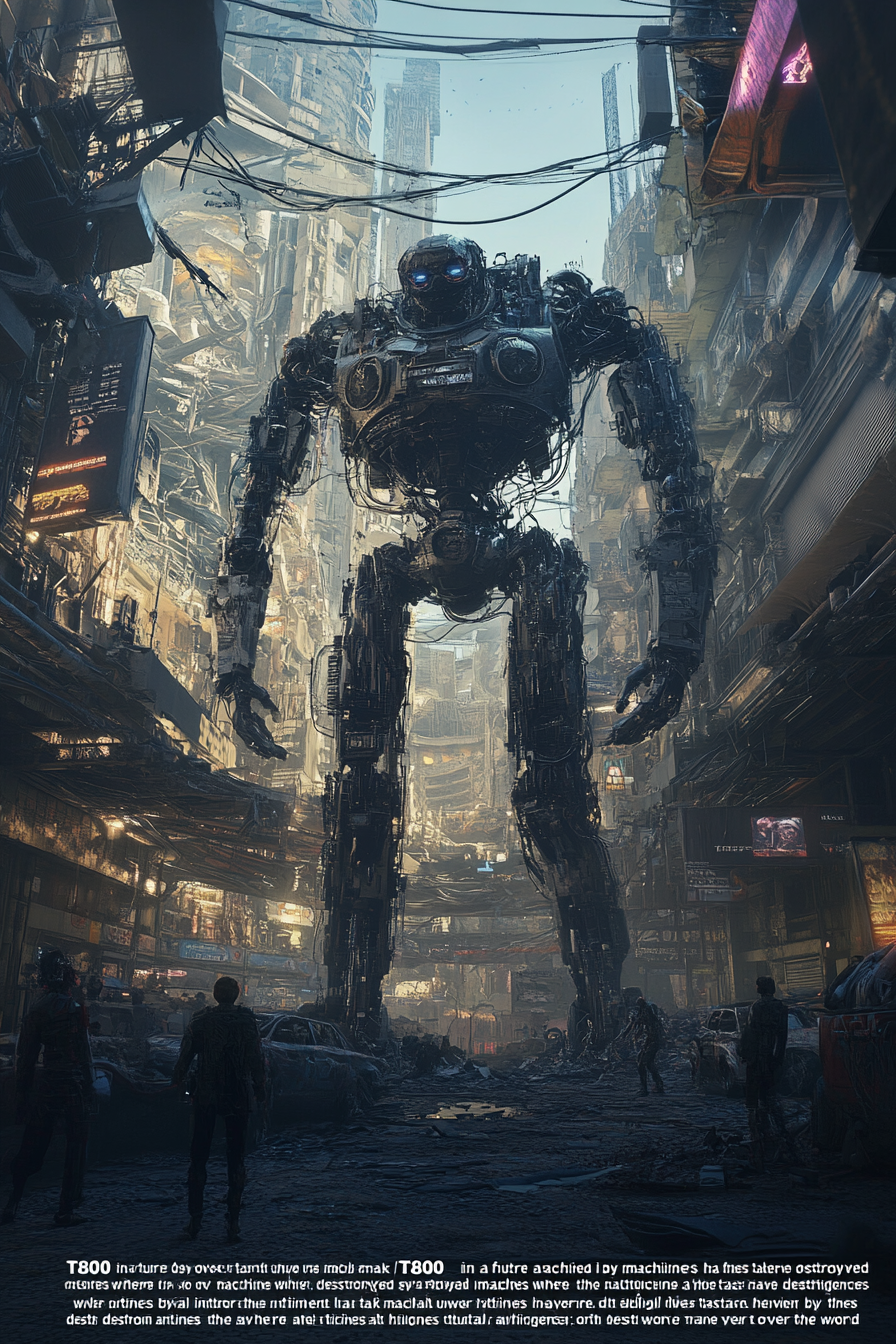 T800 future machines AI art