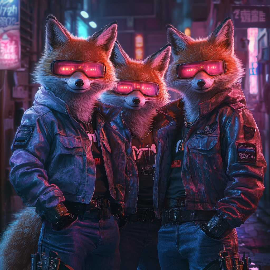 Gangsta Foxes Denim Style