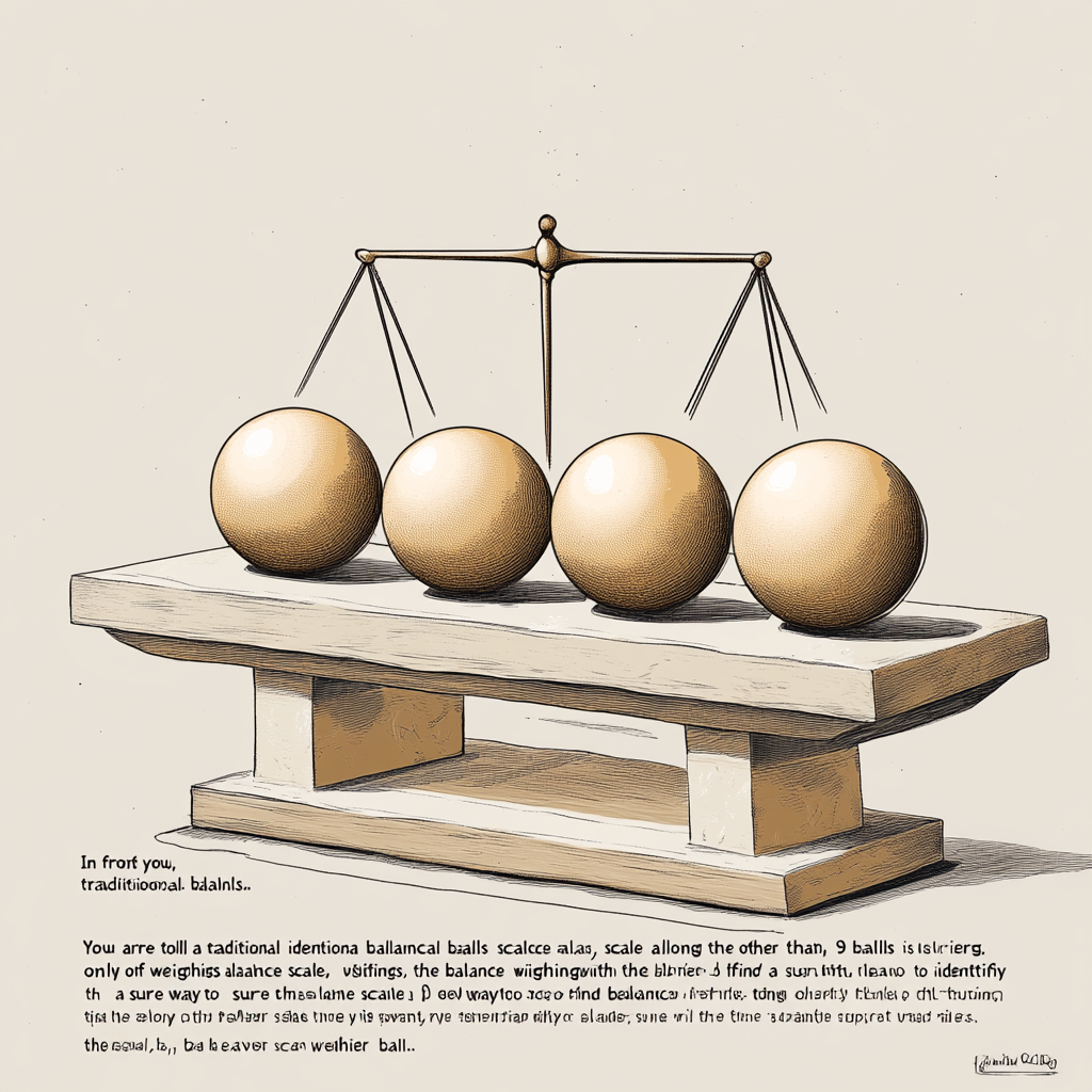 traditional balance scale balls heavier