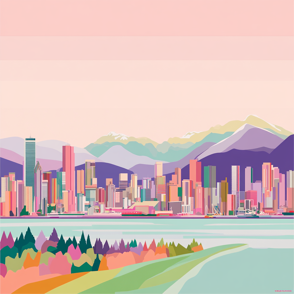 Vancouver Places of Interests Poster