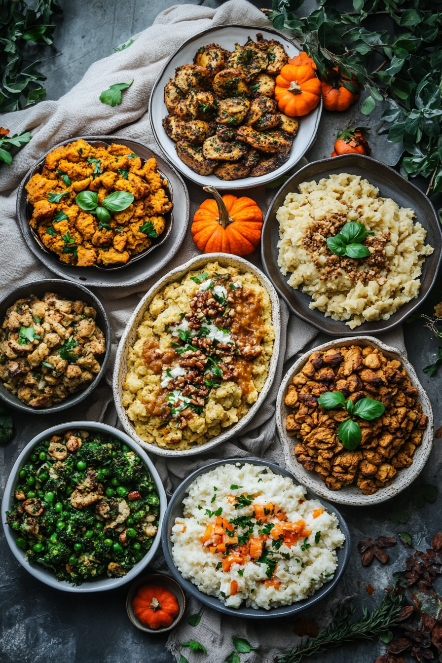 Vegan Thanksgiving Cookbook Background