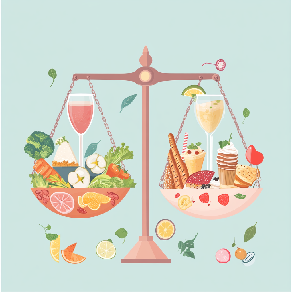 Modern Weighing Balance Healthy Indulgences