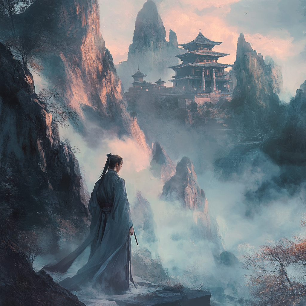 Chinese male fantasy novel cover