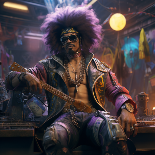 4.  Jimi Hendrix in Cyberpunk 2077