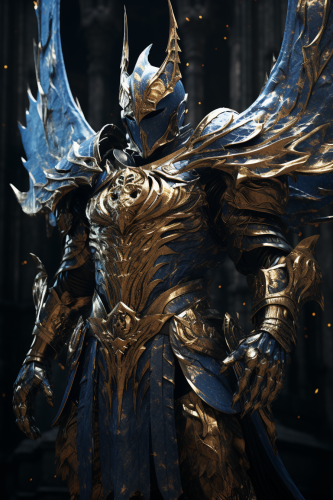 4. Armored Angel Protecting Ancient King's Tomb