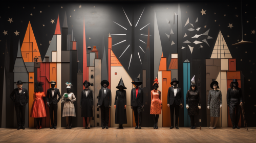 4. Meticulously posed New Year's Eve dance party image