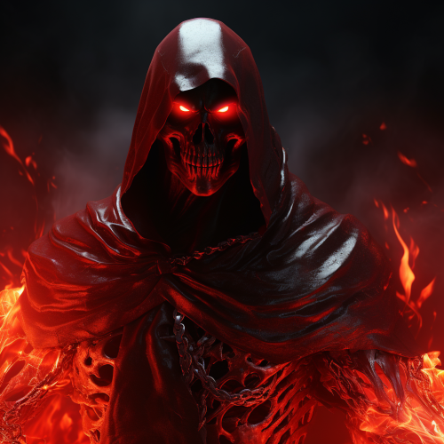 4. Grim Reaper In Dark Theme