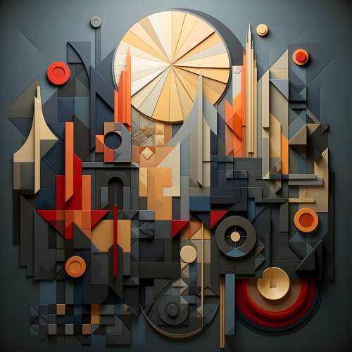 4. Abstract geometric design in Andrei Kovalev's style