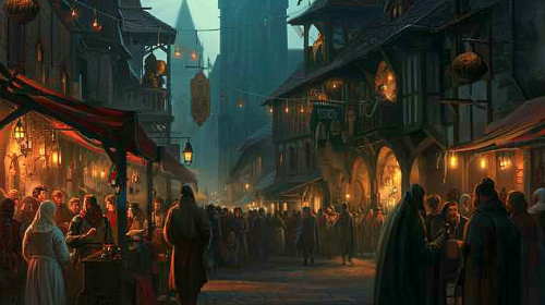 4. Image of Gringoire's captivating play at festival