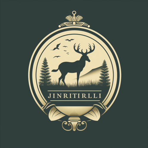 4. Elegant wildlife silhouette with event ticket