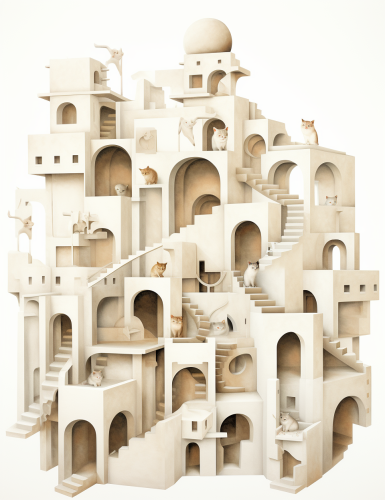 4. Unique and captivating art with Escher artist style