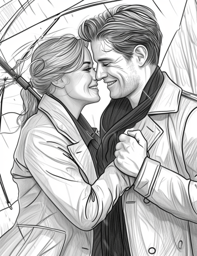 4. Intimate Moment Under Umbrella 4. Intimate Moment Under Umbrella