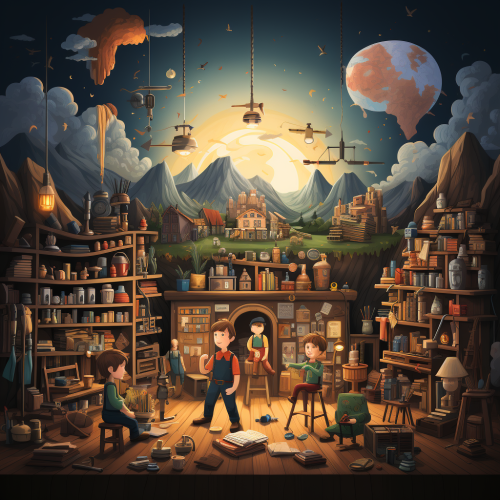 4. Tools representing various professions 4. Tools representing various professions