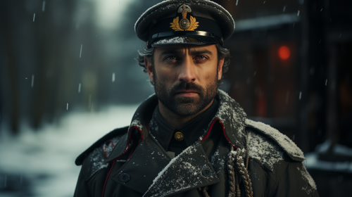 4. Ranbir Kapoor in military uniform