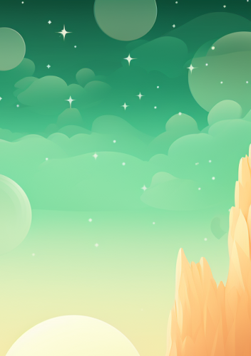 4. Beige Mountains in Whimsical Papercut