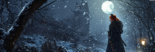 4.  Red Hair Noblewoman in Luxurious Coat