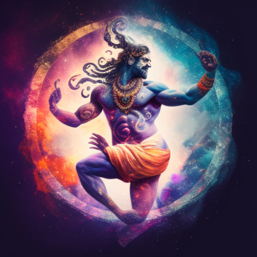 4. Image of Personal Shiva Dancing Rainbow