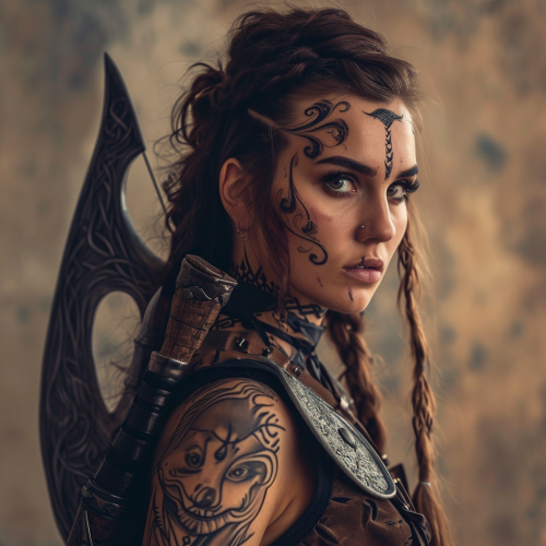 4. Image of a brave Valkyrie