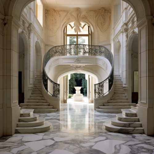Stunning 1930s Villa, Michel Polak Architect, Marble