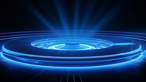 3D Line Circular Pattern Glass