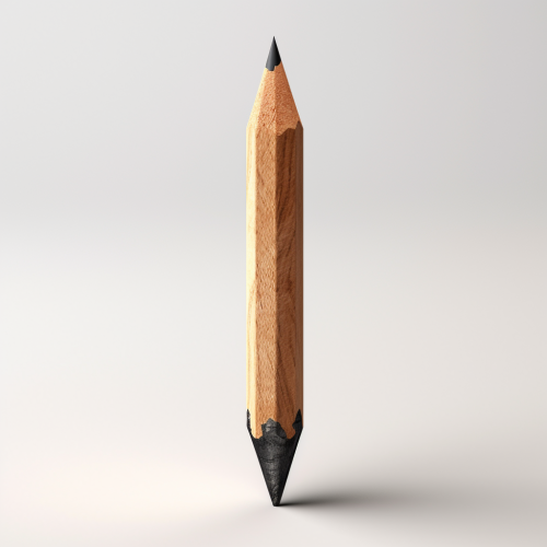 3D Rendered Pencil Image