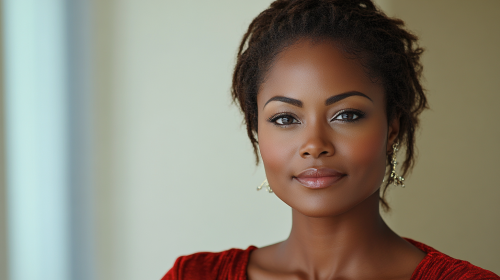 40-Year-Old Black Woman's Confident Vogue Photoshoot