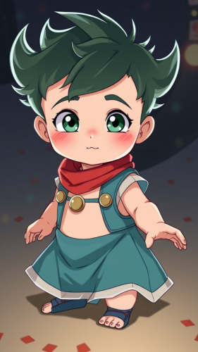 A Baby Version of Deku