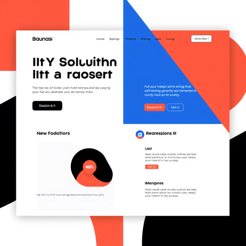 A Bauhaus-Style IT Solutions Company Website