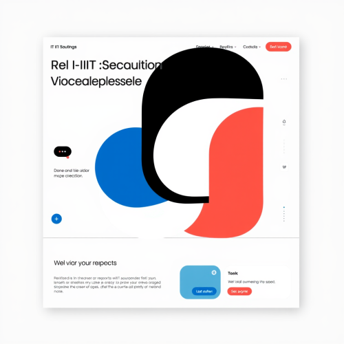 A Bauhaus-style IT Solutions Company Website