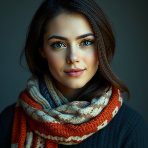 A Beautiful Brunette Posing in a Studio A Beautiful Brunette Posing in a Studio
