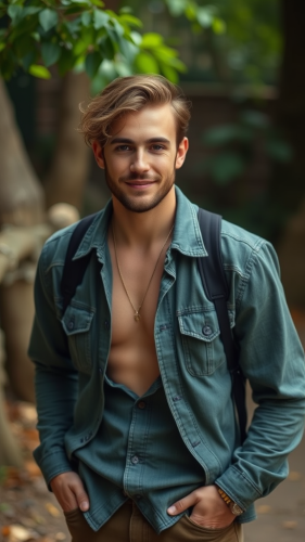 A Beautiful Guy in the Park