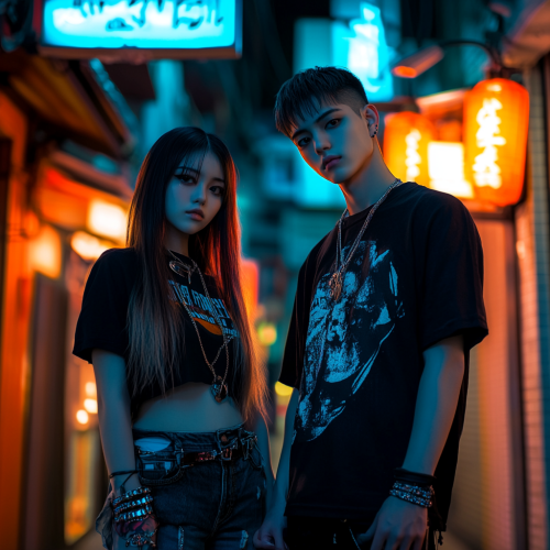 A Beautiful Japanese Girl and European Boy Love