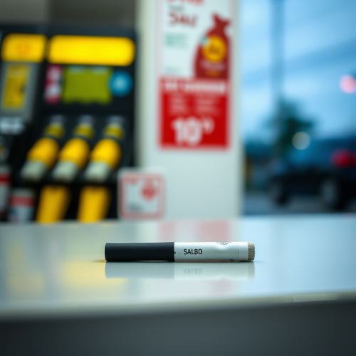 A Black and Mild Cigarette on the Counter