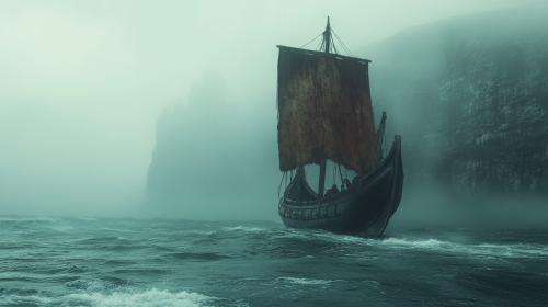 A Celtic Ship Sailing Towards Puget Sound