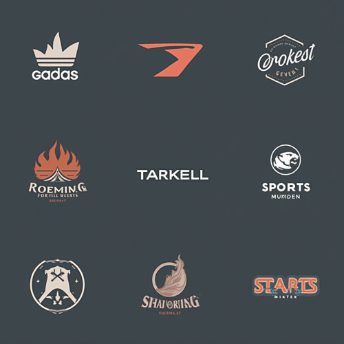A Collection of Expensive Brand Logos on Dark Gray