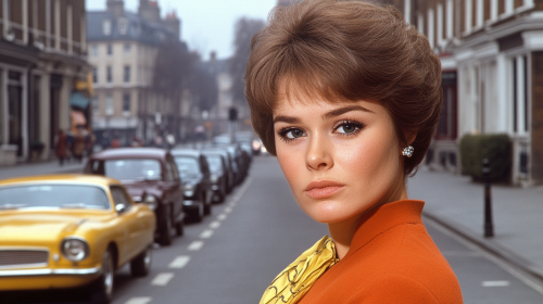 A Concerned Judi Dench in 1960s London