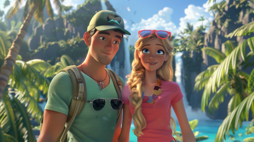 A Couple's Tropical Island Vacation Adventure