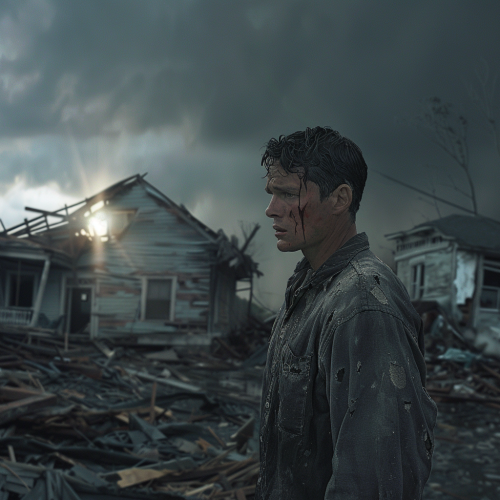 A Family's Home Destroyed: Resilience Amidst Devastation