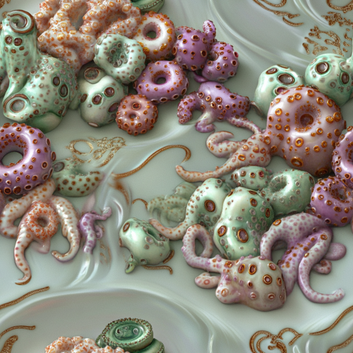 A Fancy Plate of Strange Tentacled Creatures