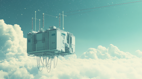 A Floating Power Transformer Connecting Sky and Earth