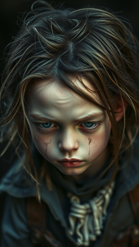 A Grim, Mystical Portrait of Young Struwwelpeter