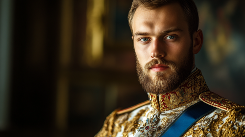 A Handsome Russian Prince's Vivid Portrait