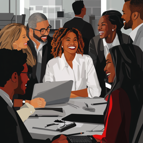 A Harmonious Workplace with Diverse Collaborating Employees