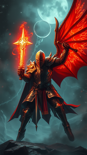 A Hurt Knight in a Colorless Magic World