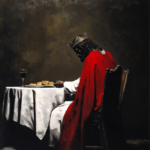 A King Waits for Dinner Guest